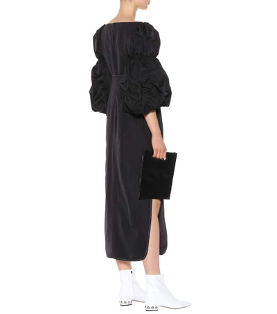 Shop Ellery Sky High Midi Dress In Black