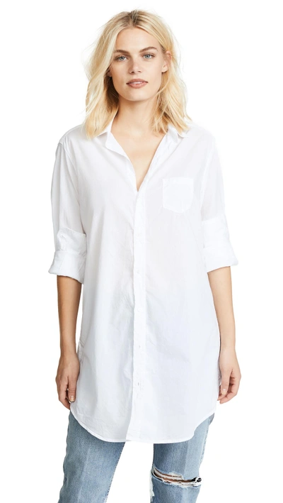 Shop Frank & Eileen Mary Shirtdress In White