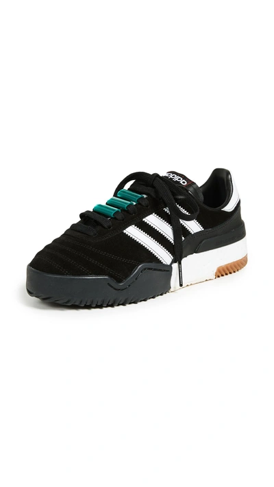 Shop Adidas Originals By Alexander Wang Aw Bball Soccer Sneakers In Core Black/ftwr White/black