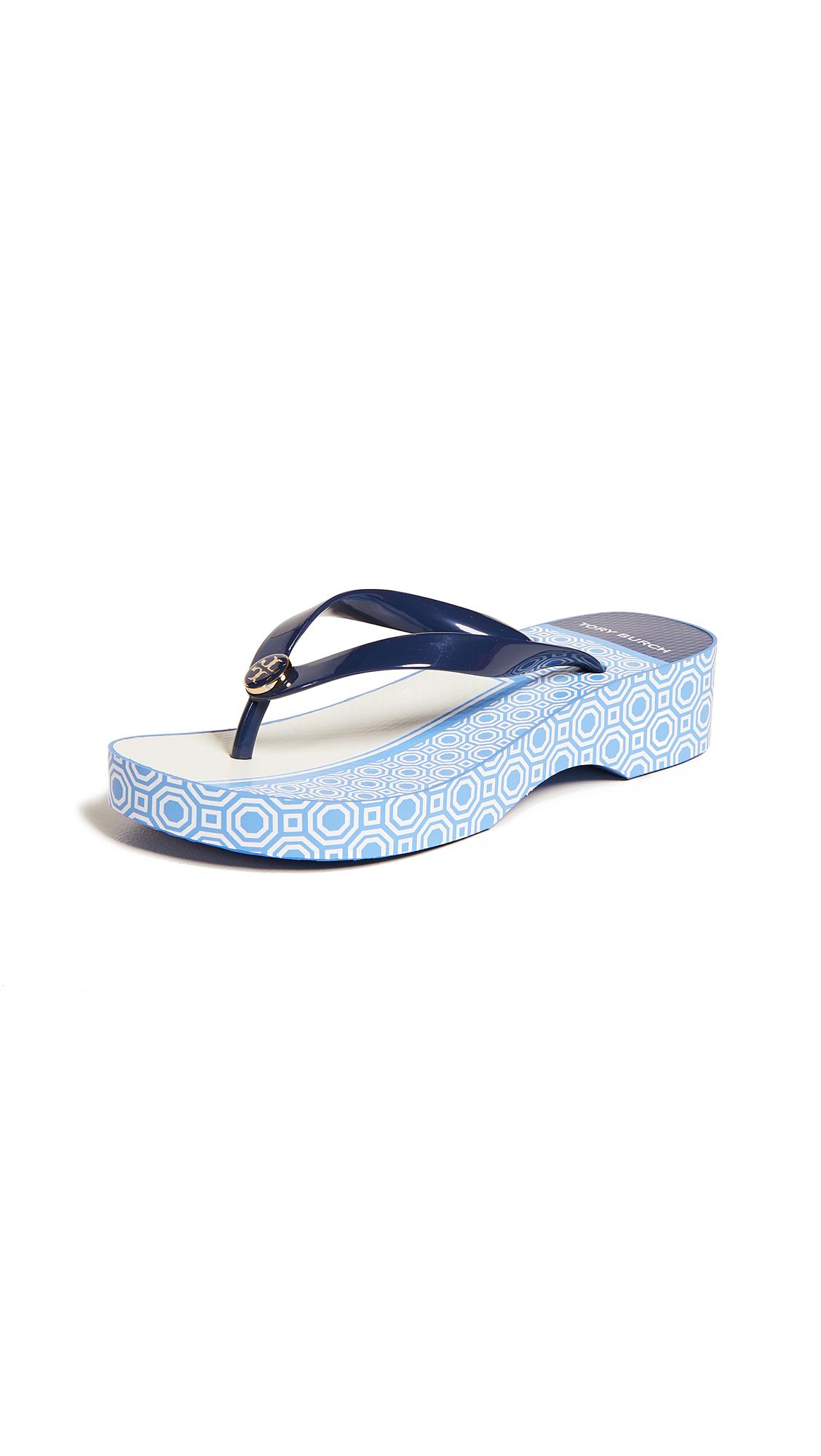 tory burch flip flops wedge sale