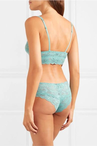 Shop Cosabella Never Say Never Sweetie Stretch-lace Soft-cup Bra