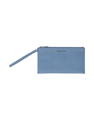 Shop Michael Michael Kors Handbag In Slate Blue