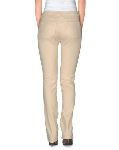 Shop Jeckerson Casual Pants In Beige