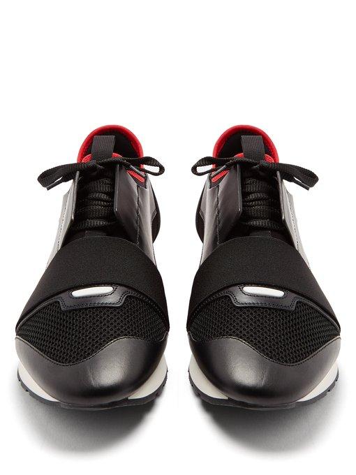 balenciaga race runners all black