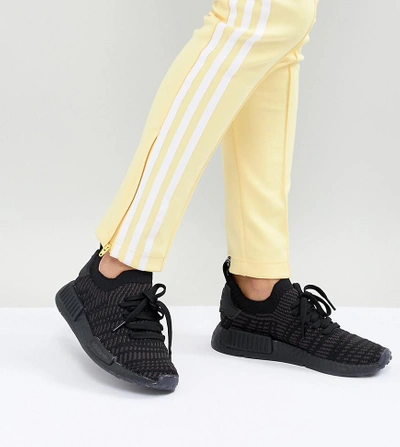 Adidas Originals Nmd R1 Sneakers In All Black - Black | ModeSens