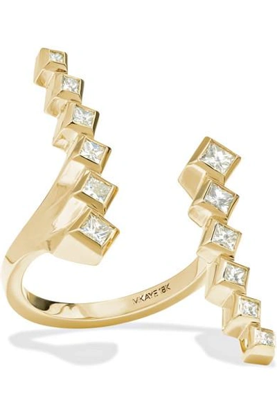 Shop Melissa Kaye Margo 18-karat Gold Diamond Ring