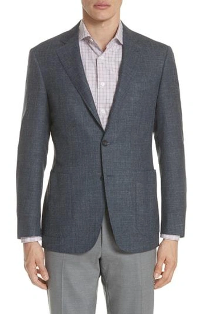 Shop Canali Classic Fit Wool Blend Sport Coat In Grey