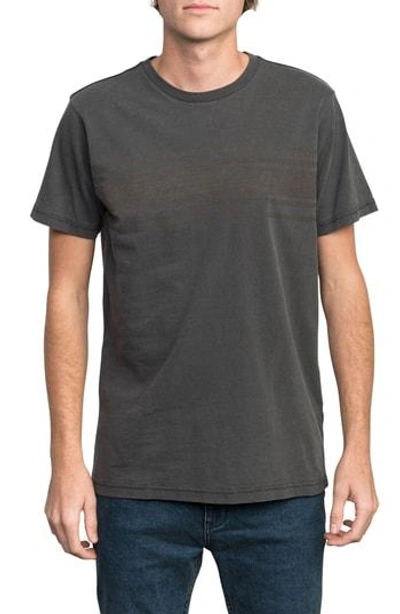 Shop Rvca Elliot Stripe T-shirt In Black