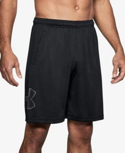 Shop Under Armour Men's Ua Tech Logo 10" Shorts In Black