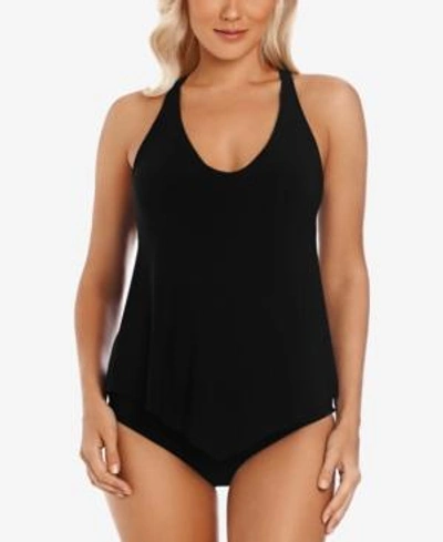 Shop Magicsuit Taylor Dd-cup Bra-sized Underwire Tankini Top Women's Swimsuit In Black