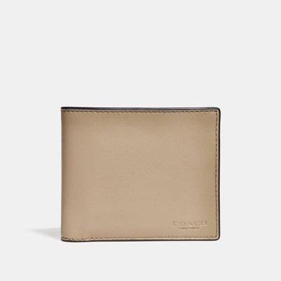 Shop Coach 3-in-1 Wallet In Light Khaki