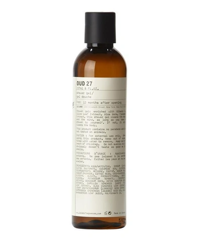 Shop Le Labo Oud 27 Shower Gel 237ml In White