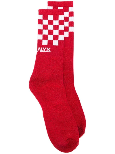 Shop Alyx Checkered Socks