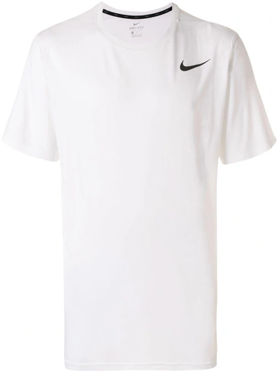 Shop Nike Logo Patch T-shirt - White