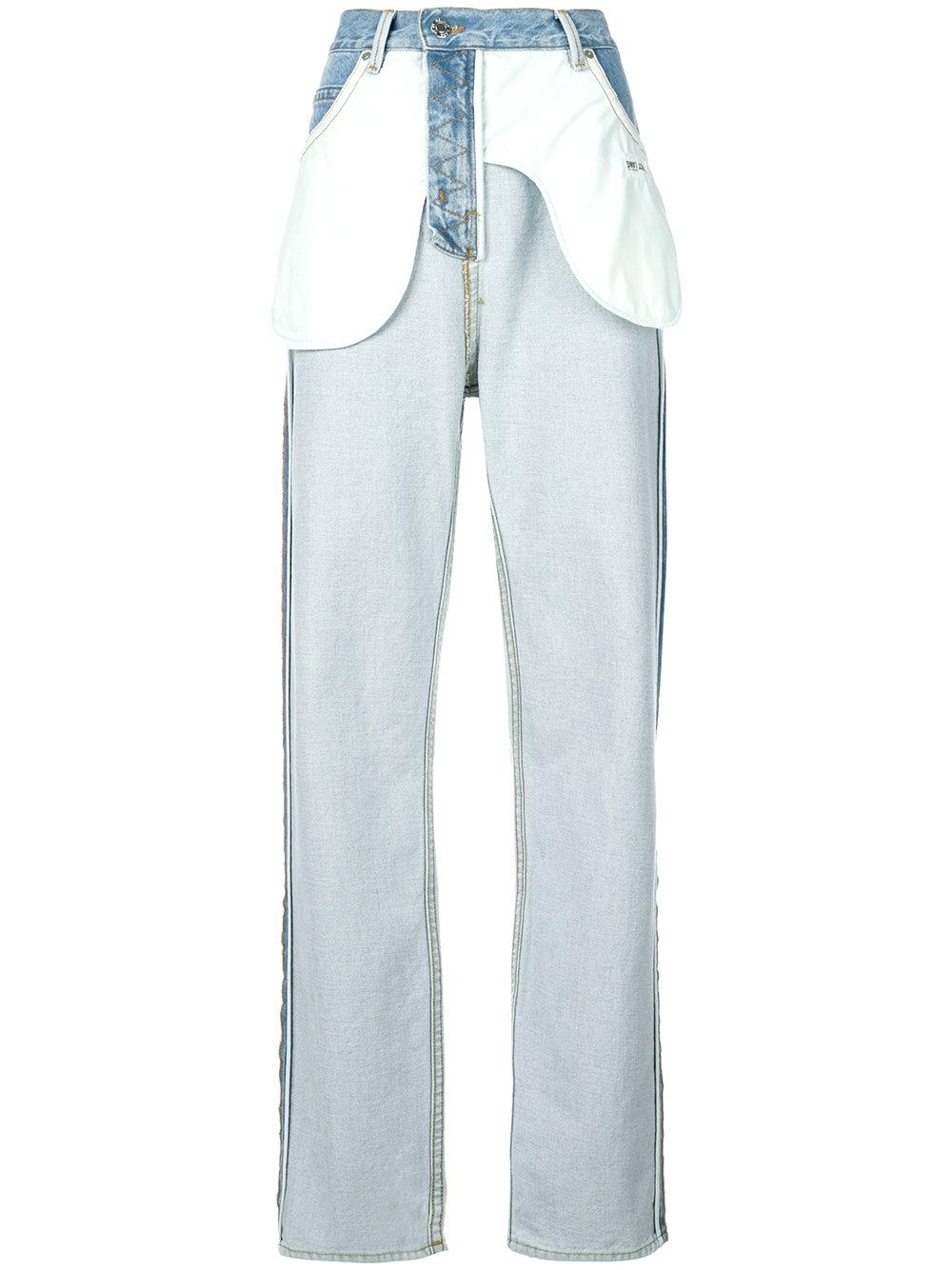 helmut lang inside out jeans mens