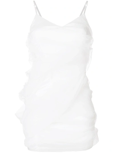 Shop Y/project Tulle Wrapped Mini Dress In White