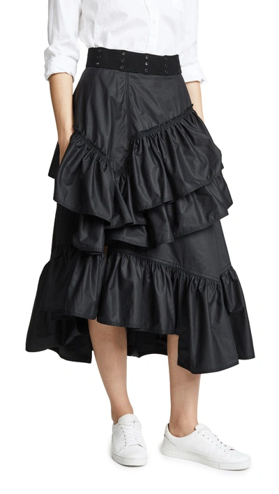 Shop 3.1 Phillip Lim / フィリップ リム Flamenco Skirt In Black