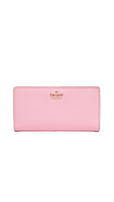 Shop Kate Spade Cameron Street Stacy Snap Wallet In Pink
