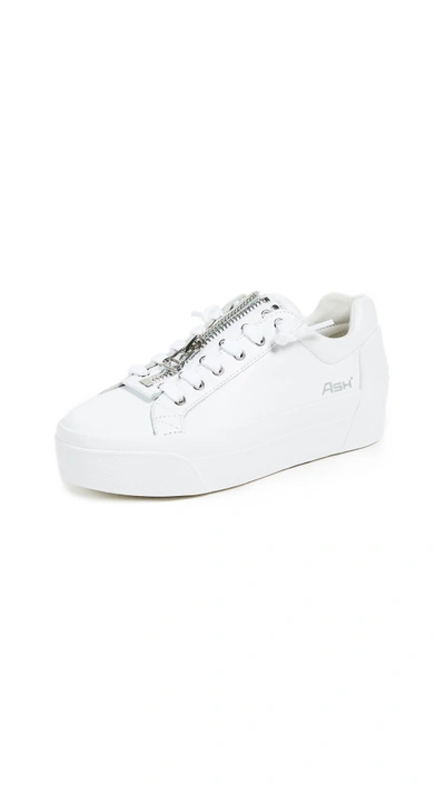 Shop Ash Buzz Platform Sneakers In White