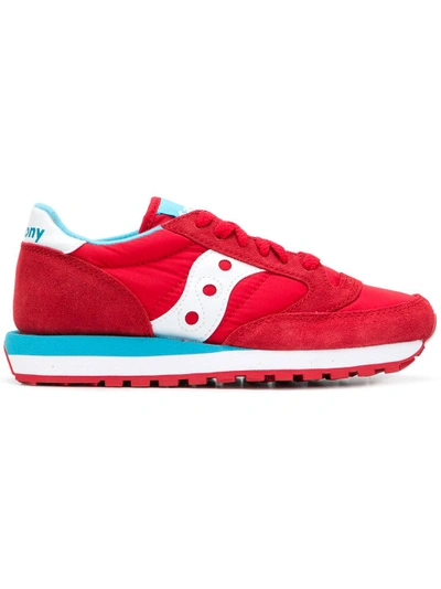 Shop Saucony Lace-up Sneakers In Red