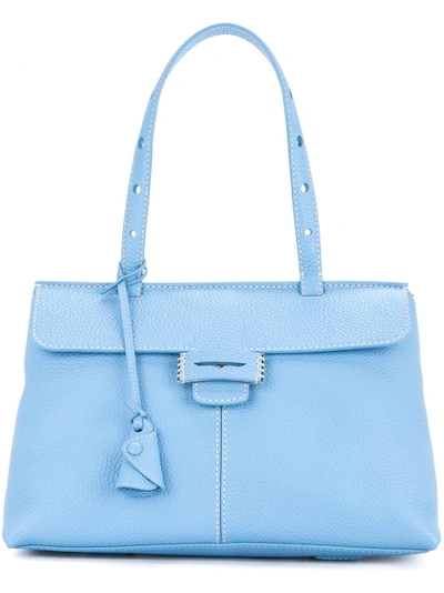 Shop Myriam Schaefer Mini Lord Shoulder Bag In Blue