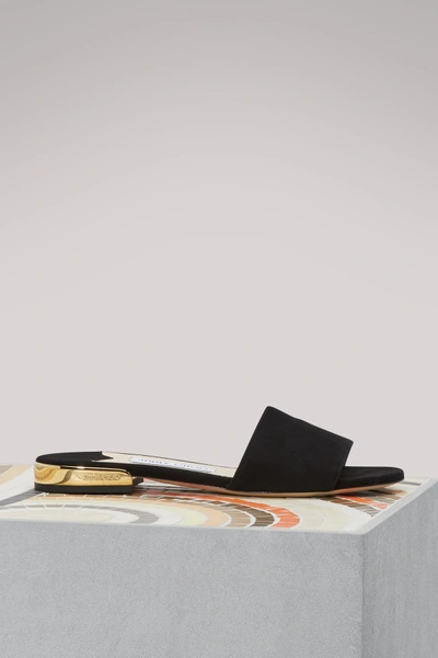 Shop Jimmy Choo Joni Mules In Black