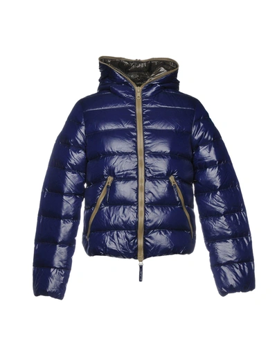 Shop Duvetica Down Jackets In Bright Blue