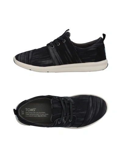 Shop Toms Sneakers In Black
