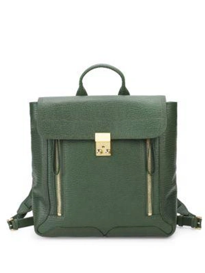 Shop 3.1 Phillip Lim / フィリップ リム Pashli Leather Backpack In Jade