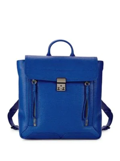 Shop 3.1 Phillip Lim / フィリップ リム Pashli Leather Backpack In Blue