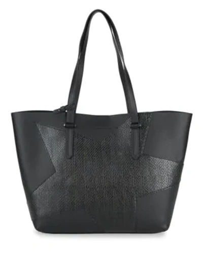Shop Kendall + Kylie Classic Star Tote In Black