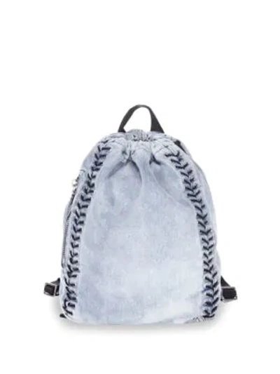 Shop 3.1 Phillip Lim / フィリップ リム Go-go Medium Knapsack In Washed Light Denim