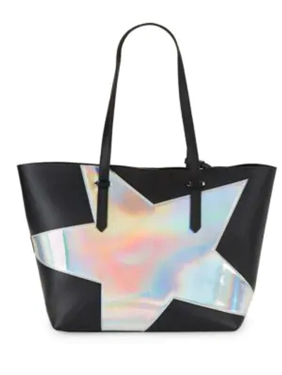 Shop Kendall + Kylie Izzy Star Tote In Black