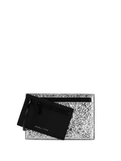 Shop Kendall + Kylie Paulie Clutch In Silver