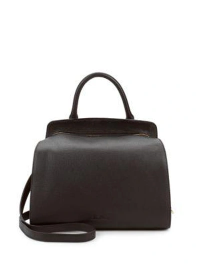Shop Sam Edelman Natalya Leather Crossbody Bag In Black