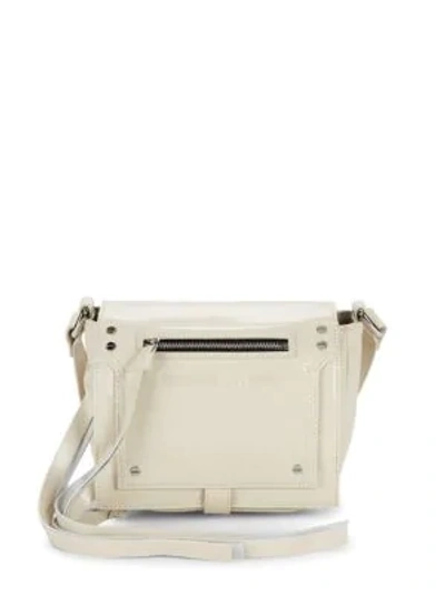 Shop Mcq By Alexander Mcqueen Leather Crossbody Bag In Ivory