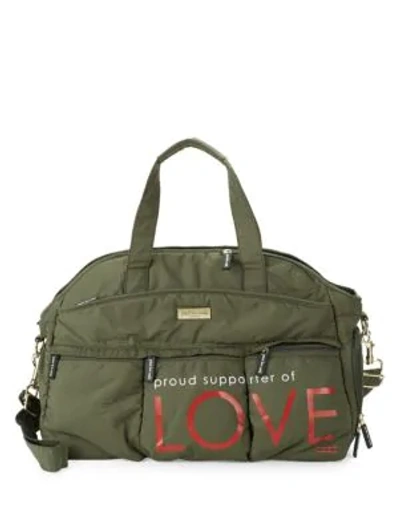 PEACE LOVE WORLD Proud Supporter of Love Weekender Duffel Bag 0400097940816