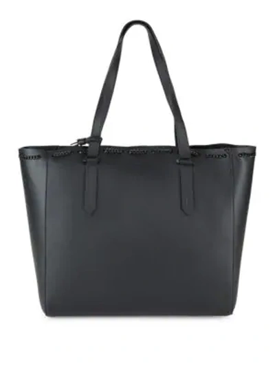 Shop Kendall + Kylie Izzy Chain Tote In Black