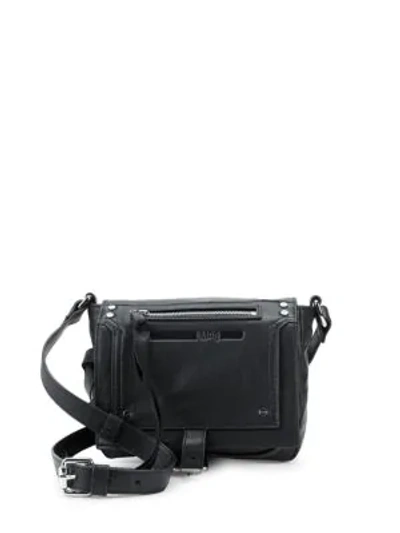 Shop Mcq By Alexander Mcqueen Leather Crossbody Bag In Black