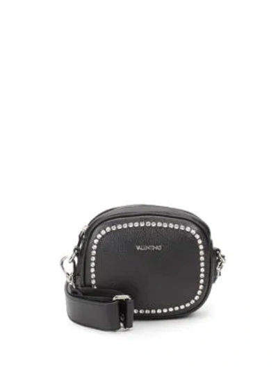 Shop Valentino By Mario Valentino Nina Leather Mini Bag In Black