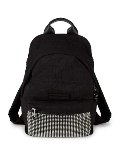 Shop Mcq By Alexander Mcqueen Embellished Logo Backpack In Black