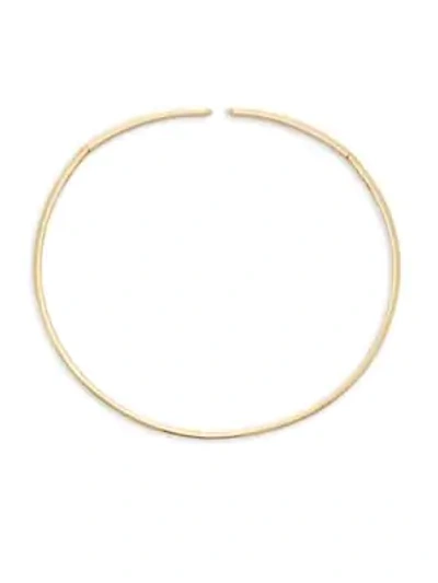 Shop Eddie Borgo Enamel Collar Necklace In Gold