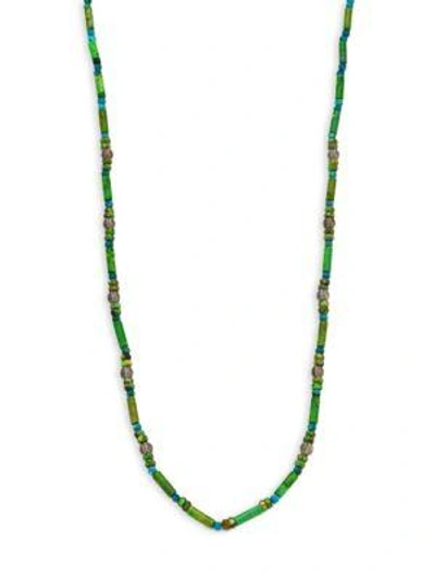 Shop Stephanie Kantis Sultan Necklace In Bright Green