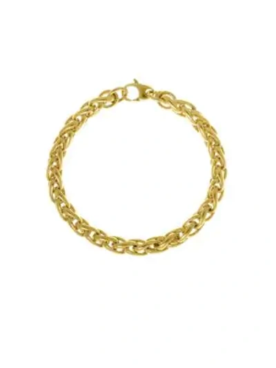 Shop Saks Fifth Avenue Yellow Gold Link Bracelet