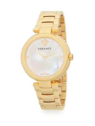 Shop Versace Yellow Gold Plated Watch