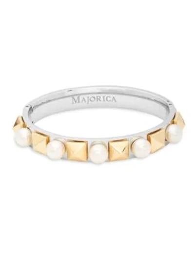 Shop Majorica Pearl & Sterling Silver Bracelet