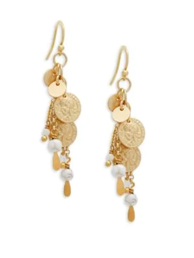 Shop Chan Luu Sterling Silver Dangle Earrings In Gold