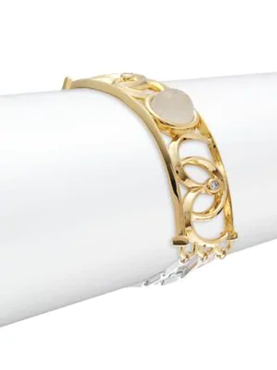 Shop Eddie Borgo Sibyl 12k Gold-plated Bracelet