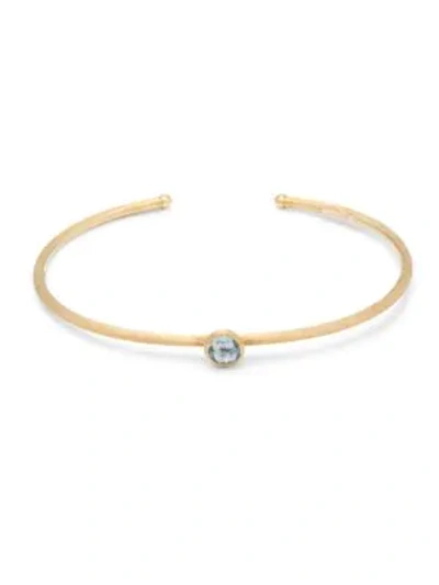 Shop Marco Bicego Jaipur Topaz & 18k Gold Bangle Bracelet