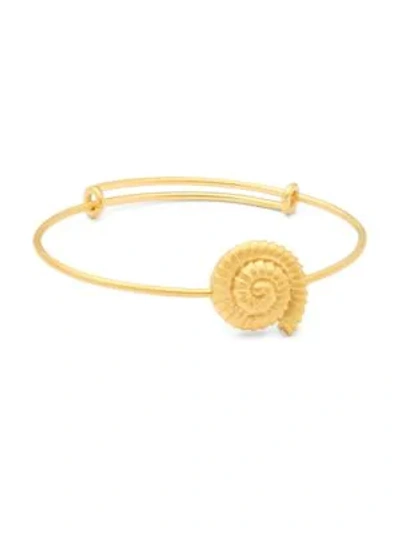 Shop Valentino Seashell Bracelet In Gold